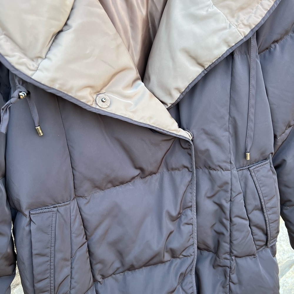 Shesmiss Down Puffer Jacket Brown Medium - Picture 4 of 7